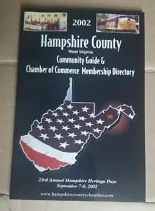 2002 Hampshire County West Virginia Kammer & Gemeindeführer - Bild 1 von 1
