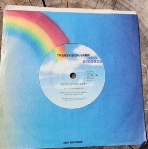 TRANSVISION VAMP  Revolution Baby 7" 45 rpm vinyl record - Picture 1 of 4