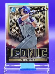 Pete Alonso 2023 Bowman Chrome Bowman Iconic SP 🔥 Mets - Picture 1 of 2
