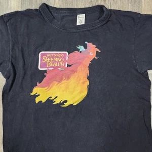 Vintage 1979 Maleficent T-Shirt einzelne Stiche Disney Dornröschen Film Damen S - Bild 1 von 11