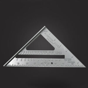 Triangle Ruler Square Protractor Steel Layout Measuring Woodworking Tools 45/90°