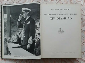 THE OFFICIAL REPORT FOR THE XIV OLYMPIAD LONDON OLYMPICS 1948 - Picture 1 of 5