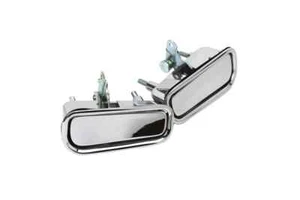 1969-1982 C3 CORVETTE LEFT AND RIGHT OUTER DOOR HANDLE ASSEMBLIES #E9924 - Picture 1 of 1