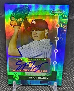 2005 Bowman's Best Blue Auto #120 Sean Tracey Rookie RC /299 Chicago White Sox - Picture 1 of 2
