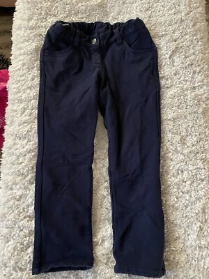 Hanna Andersson Girls tamanho. 100 calças azuis marinhas “não tão magras”. Belo par - Imagem 1 de 4