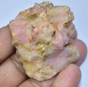 100% Natural Huge Pink Opal 184.20 CT Certified Untreated, Australia Loose Rough - Picture 1 of 5