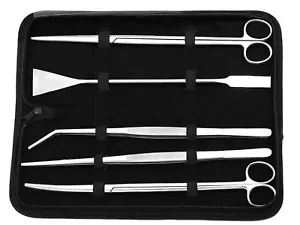 Aquascaping Tools Set Plant Scissors Plant Tweezers Gravel Spatula - Nanoaquarium - Picture 1 of 10