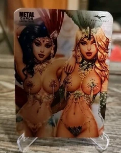 ZENESCOPE 2023 GFT Metal Card LTD 50 Eric Basaldua EBAS Vegas Robyn And Sela - Picture 1 of 1