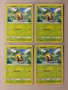 4x Sunkern 005/195 Pokemon card Silver Tempest common NM - Picture 1 of 1