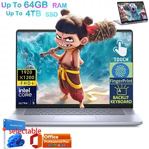 2025 Dell inspiron 16"FHD+ Touch 2 in 1 Laptop,Ultra 5,UpTo 16GB DDR5,2TB SSD - Picture 1 of 9