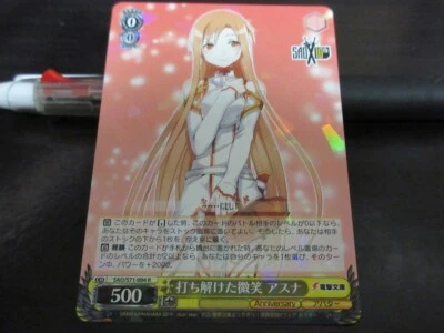 Weiss Schwarz Karte SAO/S71-004R Asuna Sword Art Online SAO Japanisch - Bild 1 von 2