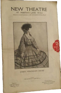 Theatre Programme Magda - Gwen Ffrangcon Davies Norman Fraser Joan Clement Scott - Picture 1 of 2