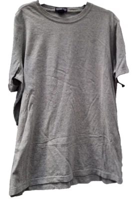 Lands' End Men’s Grey Cotton Crew Neck T-Shirt, L 42-44 Regular - Image 1 of 4