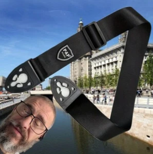 Locking Guitar / Bass Strap - Will not slip off causing you to drop your axe !! - Picture 1 of 6