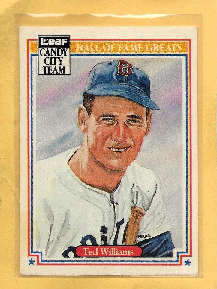 TED WILLIAMS - 1987 Leaf Candy City Team - #H5 - Peine Envío Foto 1 de 1