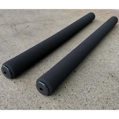 2x Lenkerüberzug Moosgummi für Multilenker 400 mm lang mit Stopfen 5 mm dick - Bild 1 von 2