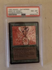 1993 Magic The Gathering MTG Arabian Nights Drop Of Honey U2 G PSA 8 NM-MT