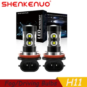 For Nissan Maxima Altima Rogue Pathfinder Front Fog Light 6000K White LED Bulbs - Picture 1 of 8