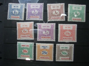 Estampilla de Ferrocarriles de Queensland Australia de 10 Estampillada sin montar o nunca montada - Leer desc  - Imagen 1 de 2
