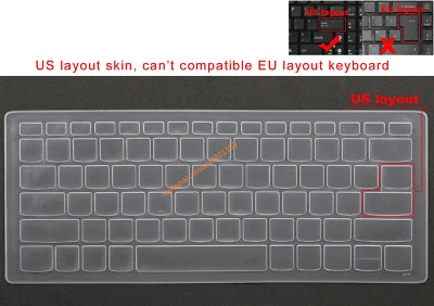 US Keyboard Skin Cover For lenovo 320-14 S130-14 S145-14 520S-14 S340-14 330-14 - Image 1 of 4