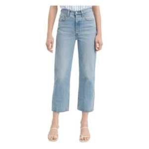 Levi's High-Waisted Straight-Leg Ankle Jeans, Size: 28 Medium, Light Blue NWT - Picture 1 of 1