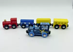 Tampa Bay Rays Raymond Wooden Magnetic Toy Train 2014 w/ Extra Train Cars - Picture 1 of 15