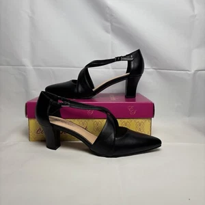 Easy Street Women's Elegance Pointed Toe Block Heel Pumps - Picture 1 of 5