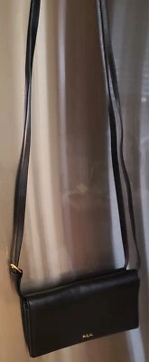 NWT Ralph Lauren "Dowell" Mini Crossbody Bag/Wallet Black. - Image 1 of 4