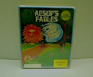 RARE Aesop's Fables (8.9 Rating!) by Unicorn for the Atari ST - NEW ***SEALED - Picture 1 of 4