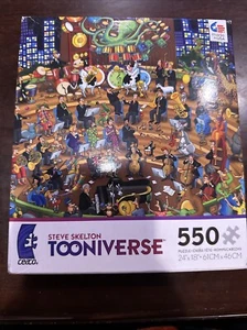 Steve Skelton Tooniverse Rhapsody in Zoo 550 Piece Jigsaw Puzzle Ceaco COMPLETE - Picture 1 of 2