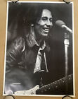Vintage Poster Bob Marley Guitar Singing 1990s Virgin Huge XL Subway Size