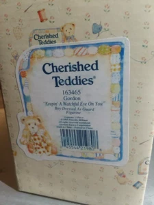 Cherished Teddies #163465 Figurina "Gordon" "Keepin a Watchful Eye on You" 1995 - Foto 1 di 1