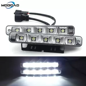 2PC/set 10W 12V LED Daytime Running Light Car Daylight DRL Fog Light Waterproof - Bild 1 von 3
