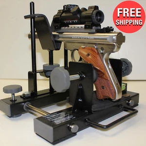 Pistol Handgun Sighting Rest Adjustable Aim Gun Sight Done In 5 Shots OR Less - Picture 1 of 11