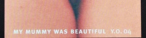 "My Mummy Was Beautiful" YOKO ONO perfekte Promokarte für 2004 Liverpool Biennale - Bild 1 von 4
