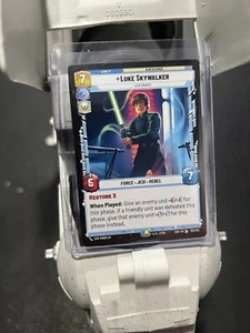Star Wars Unlimited Spark of Rebellion Luke Skywalker Legendary Card - Picture 1 of 2