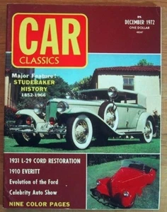 CAR CLASSICS 1972 DEC Vol4 #5 - CLIPPER, L-29, LaSALLE - Imagen 1 de 1