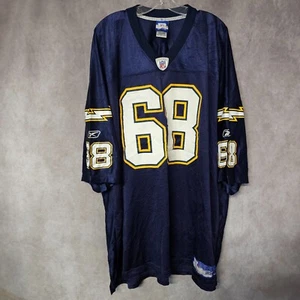 Rare Vintage Reebok NFL San Diego Chargers Kris Dielman 68 Jersey Mens 5XL - Picture 1 of 10