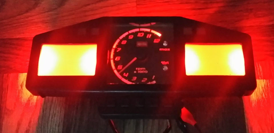 led clock upgrade kit lightenUPgrade RED APRILIA FALCO — 第 1/4 张图片