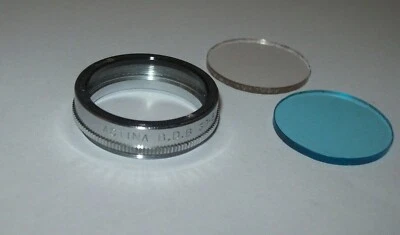 ACTINA BDB 30.5mm SCREW IN FRAME WITH CLEAR & BLUE FILTER FOR ROLLEI 35S SE    - Image 1 of 4