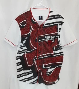 Chicago Bulls NBA Baseball Jersey Men's Size Small - lil21 - Picture 1 of 4