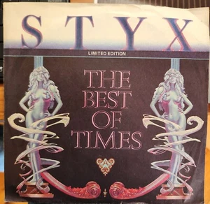 Styx "The Best Of Times" 1980 A&M Oz 7" PS 45rpm - Picture 1 of 4