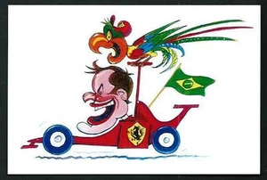 Rubens Barrichello : caricatura di Prosdocimi - cartolina - Picture 1 of 1