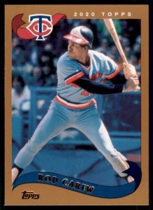2020 Archives Base #233 Rod Carew - Minnesota Twins