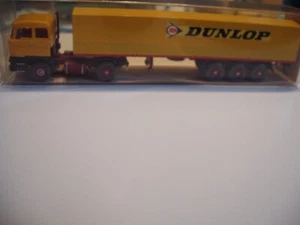 Wiking 24 555 DAF 3300 Turbo Pritsche/Plane Sattelzug Dunlop mit OVP 1:87 HO - Bild 1 von 2