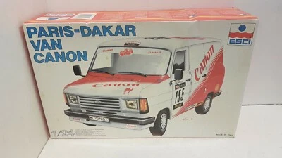 Paris Dakar Van Canon Model Kit Plastic 1:24  Esci N°3054 - Immagine 1 di 3