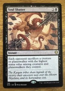 Barajas Magic The Gathering Starter Commander, Soul Shatter - Imagen 1 de 1