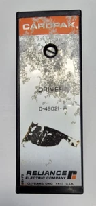 RELIANCE ELECTRIC CARDPAK DRIVER 0-49021-A 691-FG - Picture 1 of 6