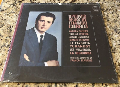 Operatic Arias by Franco Corelli / EMI Angel S-35918 blue label with insert. NEW - Image 1 of 2
