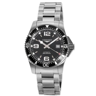 New Longines HydroConquest Automatic 41mm Black Dial Men's Watch L3.742.4.56.6 - Image 1 of 3